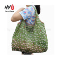 Foldable reusable waterproof nylon shopping grocery bags